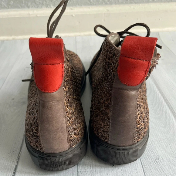 RARE Del Toro Brown Woven Chukka Sneaker Size 11 - Picture 4 of 7